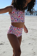 Santine Cherry Two Piece Tank