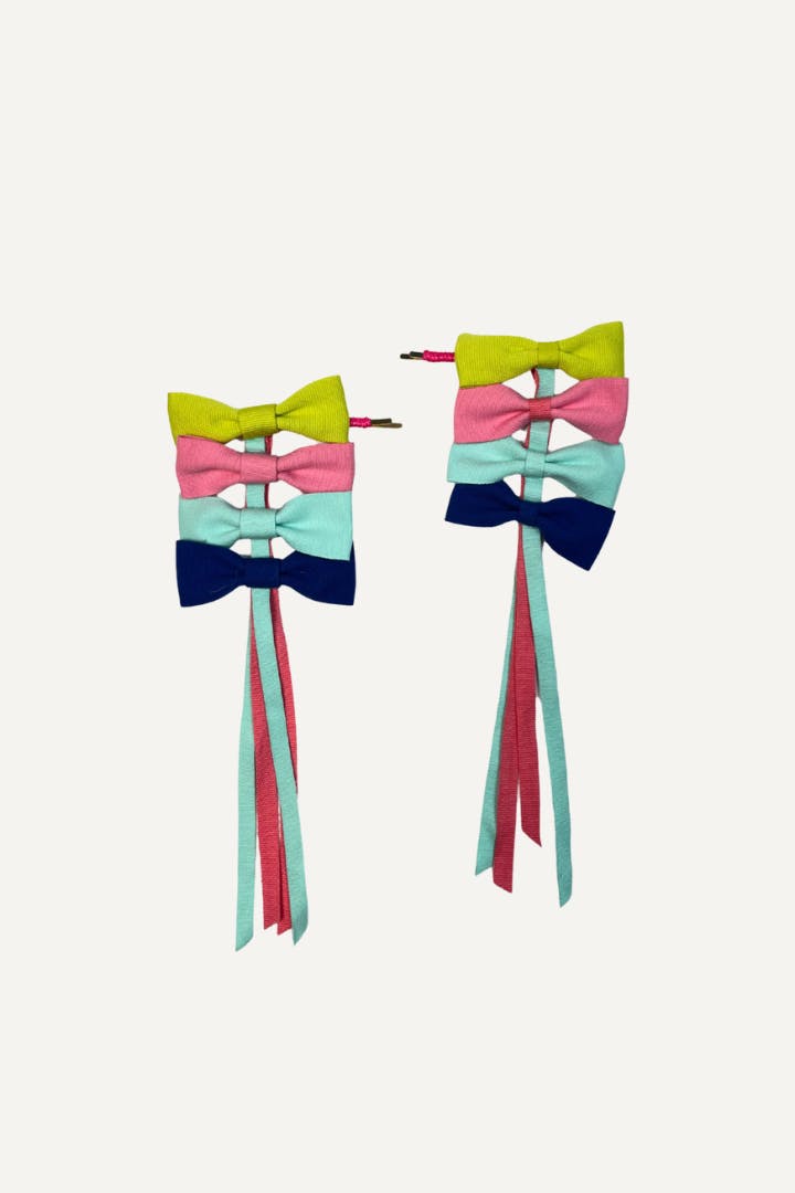 TIERED BOW CLIPS (SET OF 2)