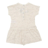Off White Animal Graphic Logo Romper