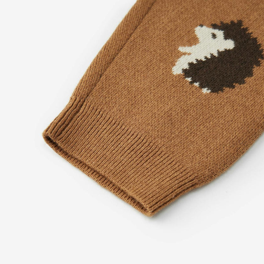 Pinecone & Knitted Birdseye Jacquard Sweatpants