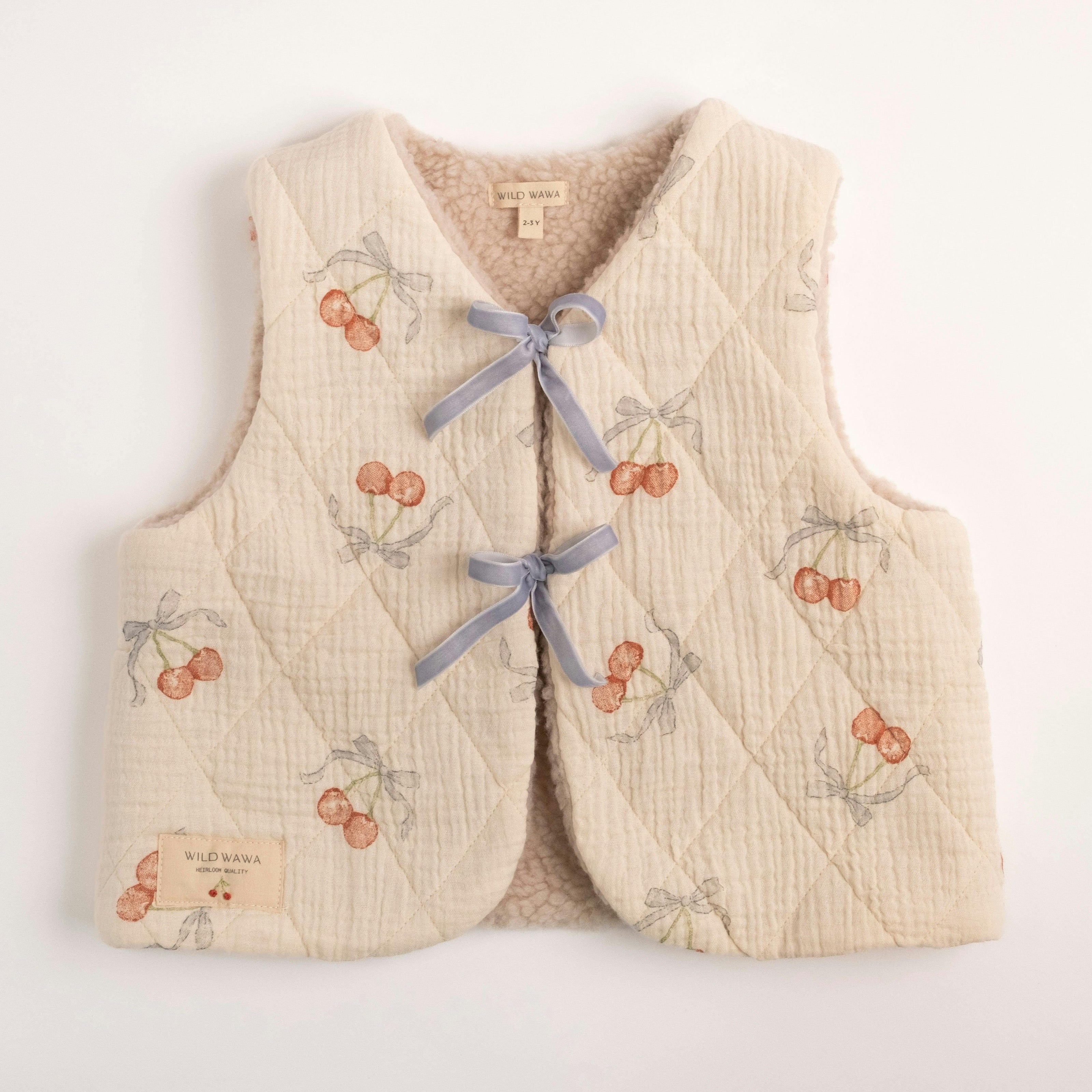 Quilted Vest in Winter Chérie