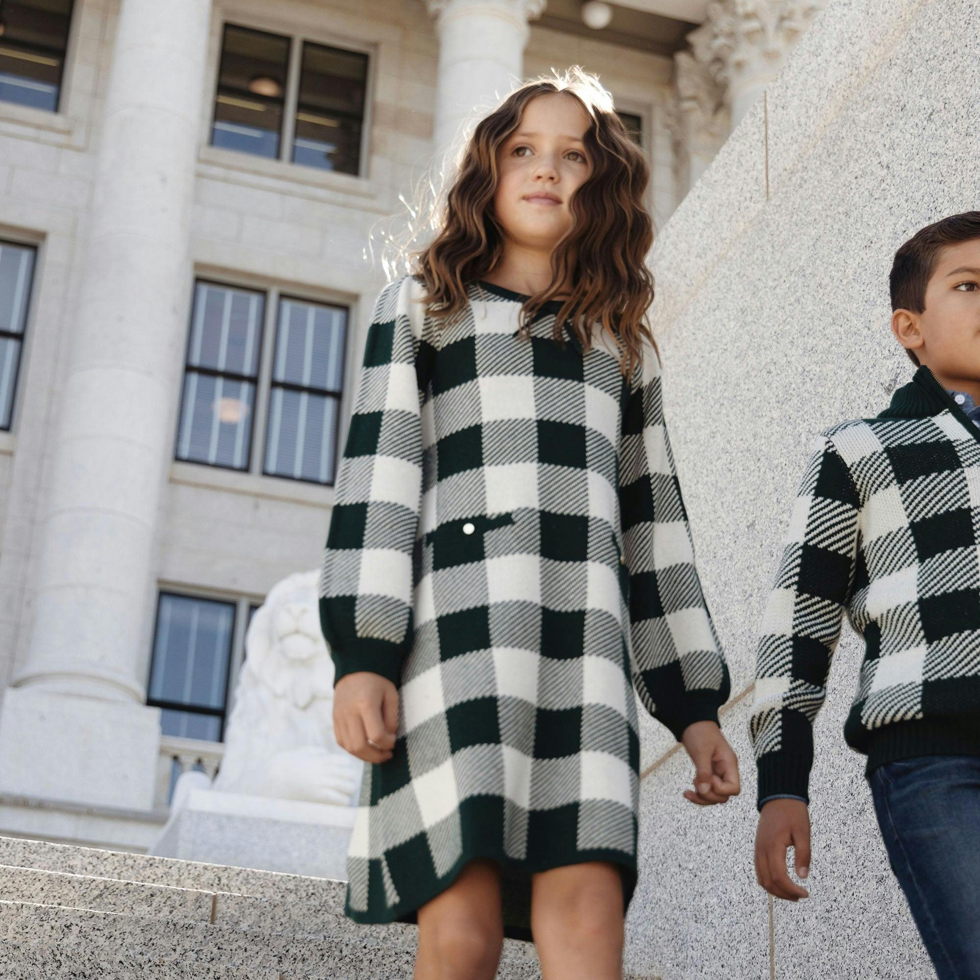 Organic Puff Sleeve Sweater Dress