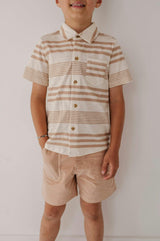 Boy's Collar Button Shirt