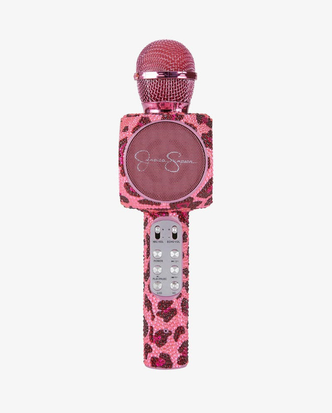 Jessica Simpson Pink Leopard Bling Wireless Microphone