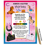 Scratch & Glitter Activity Book: Horses