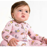 Easter Pink Bamboo Convertible Footie