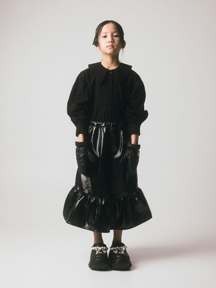 Mia Collar Shirt Black