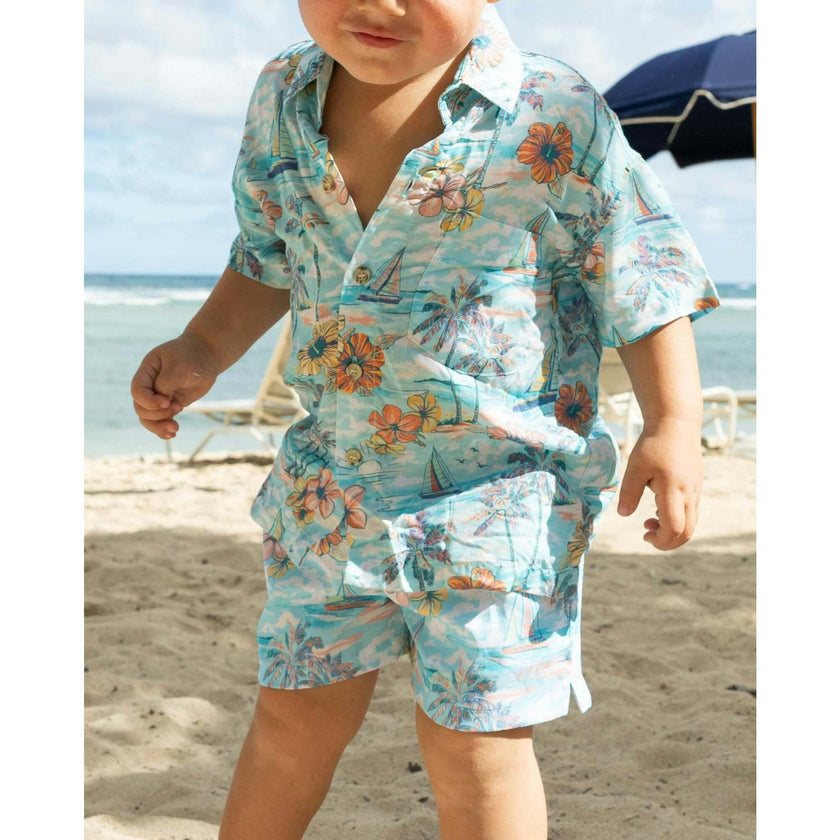 The BVIs - Boys Hawaiian Shirt