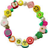 Happy Beaded Bracelet Set of 3