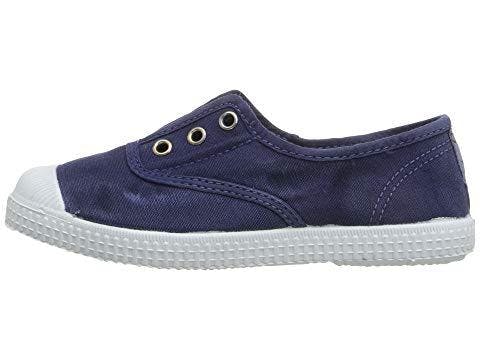 Cienta 70777.84 Washed Navy Canvas Laceless Sneaker
