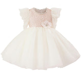 Pink Oaklyn Sequin Tulle Occasion Dress