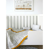 Block-Printed Cotton Crib Quilt