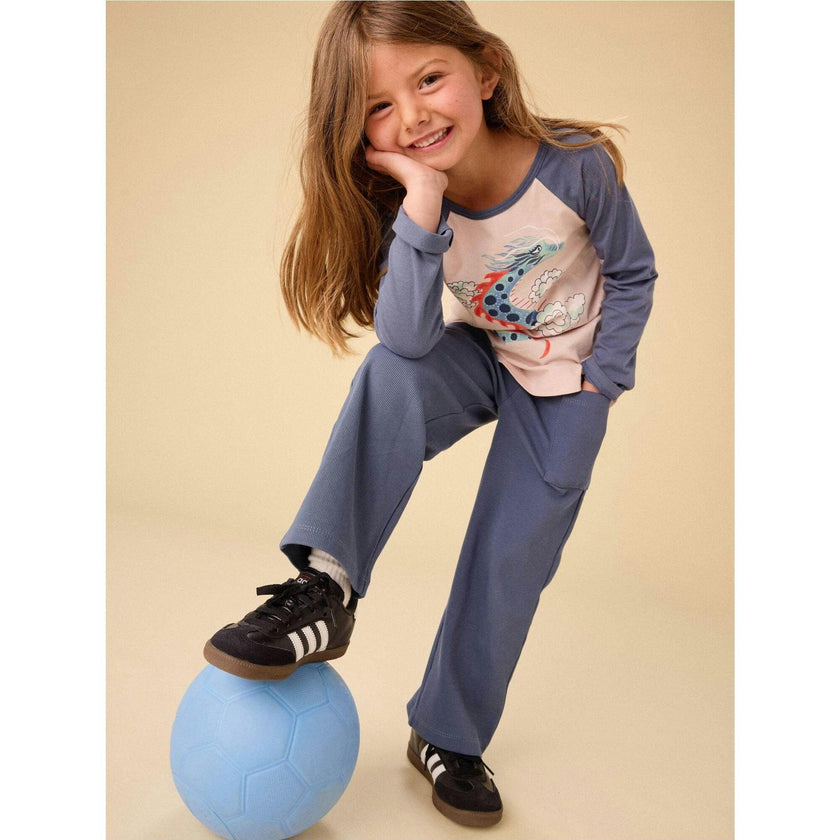 Flare for Fun Pocket Pants, Blue