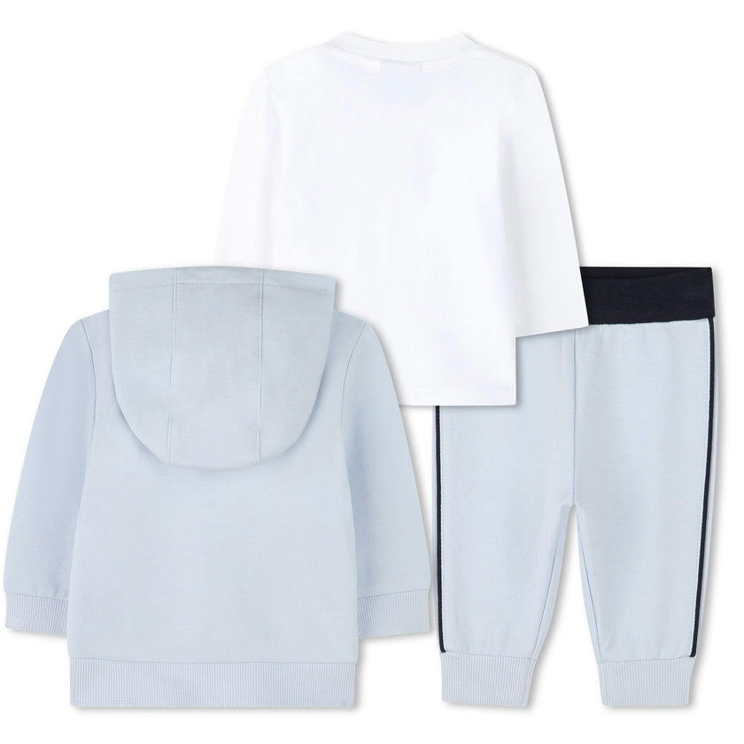 Blue & White Logo Tracksuit Set