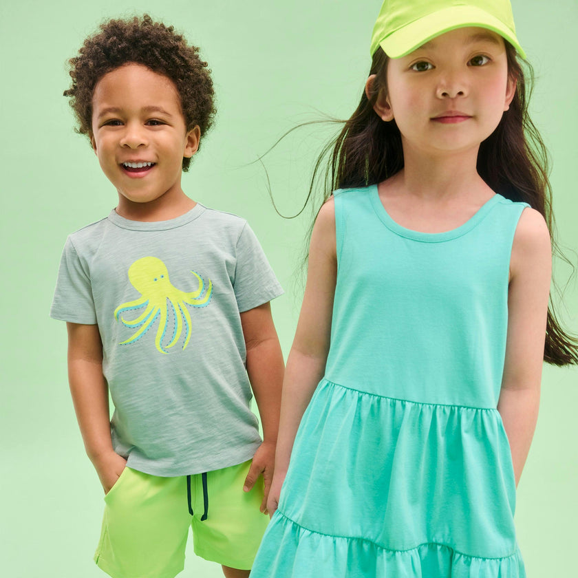 Kids tiered tank dress
