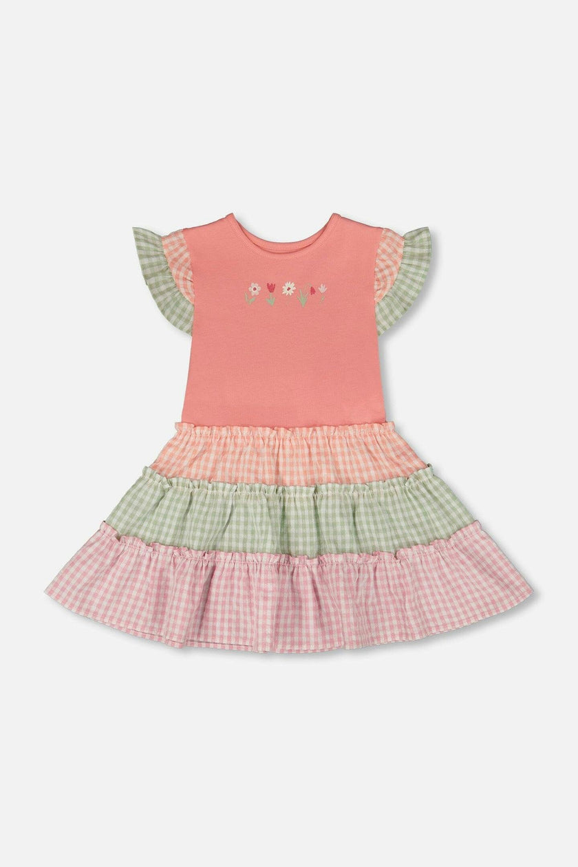 Organic Cotton Bi-Material Dress