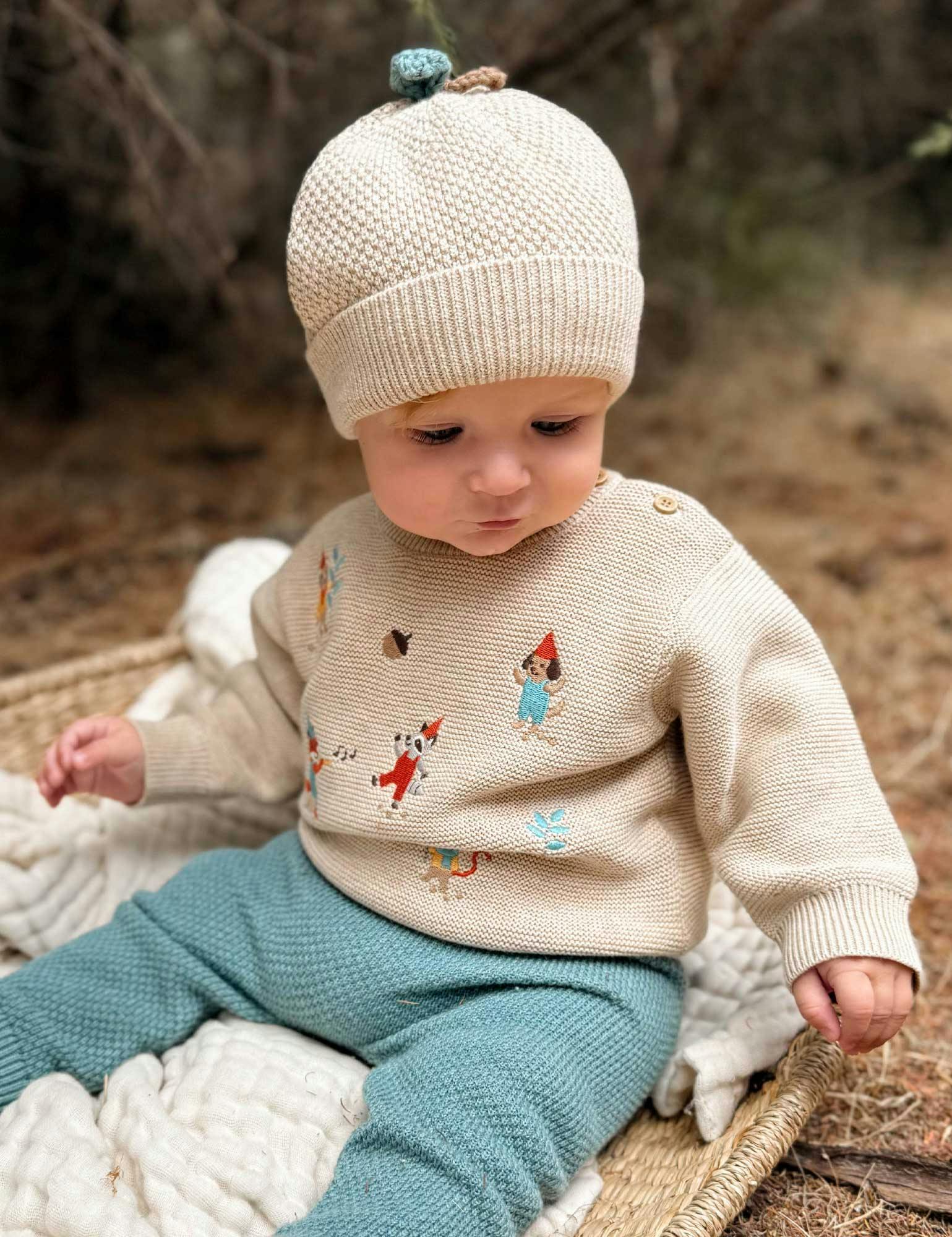 Acorn Hat Oatmeal Melange