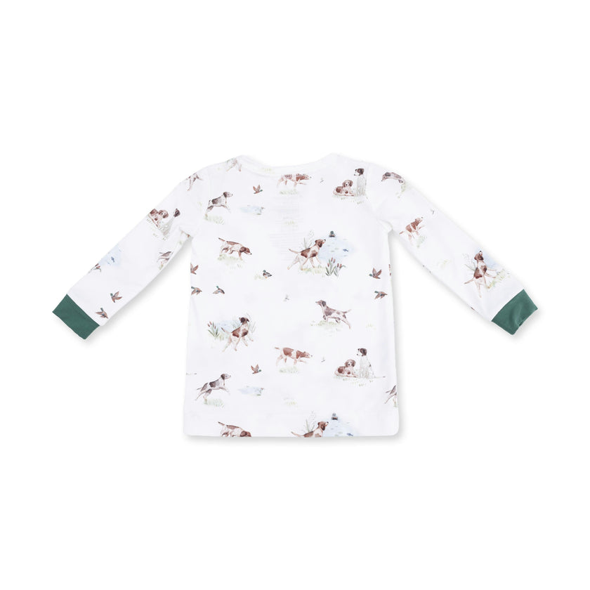 Pointer Pups and Duck Buddies - Long Sleeve Loungewear Set