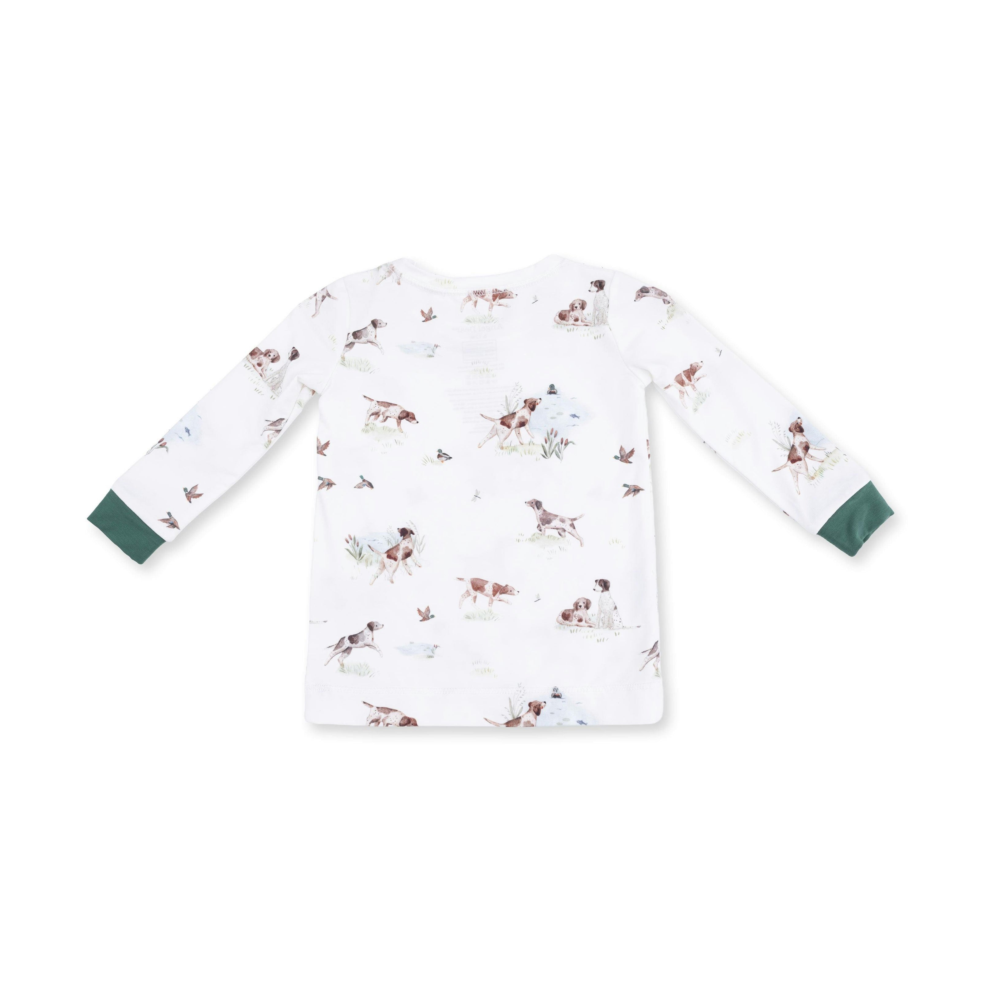 Pointer Pups and Duck Buddies - Long Sleeve Loungewear Set