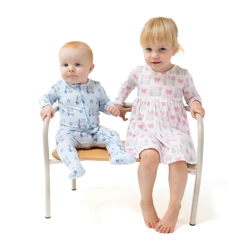 Lil Bro - 2 Way Zipper Footie