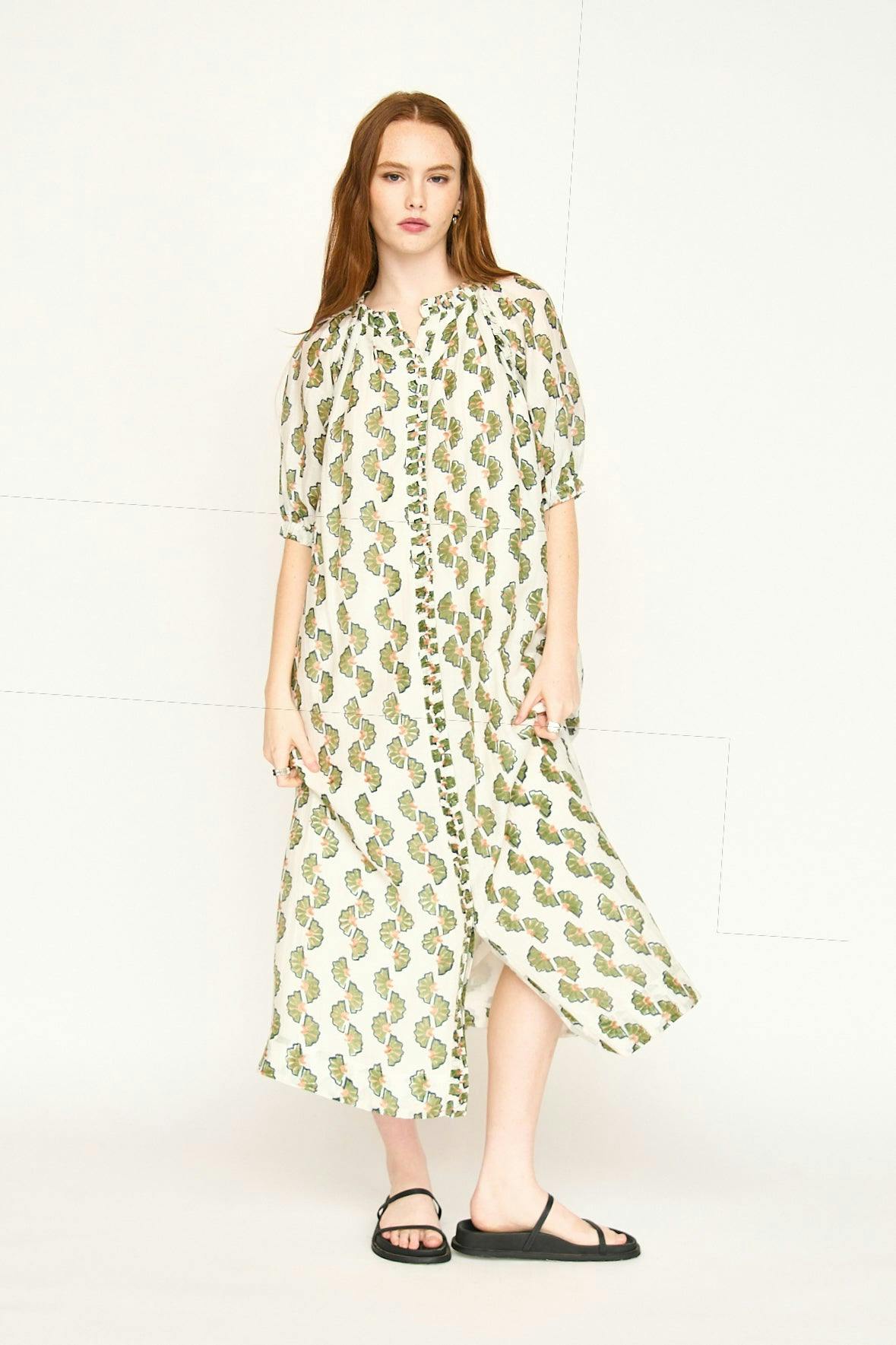 Somerset Dress in Dill Orchard Road