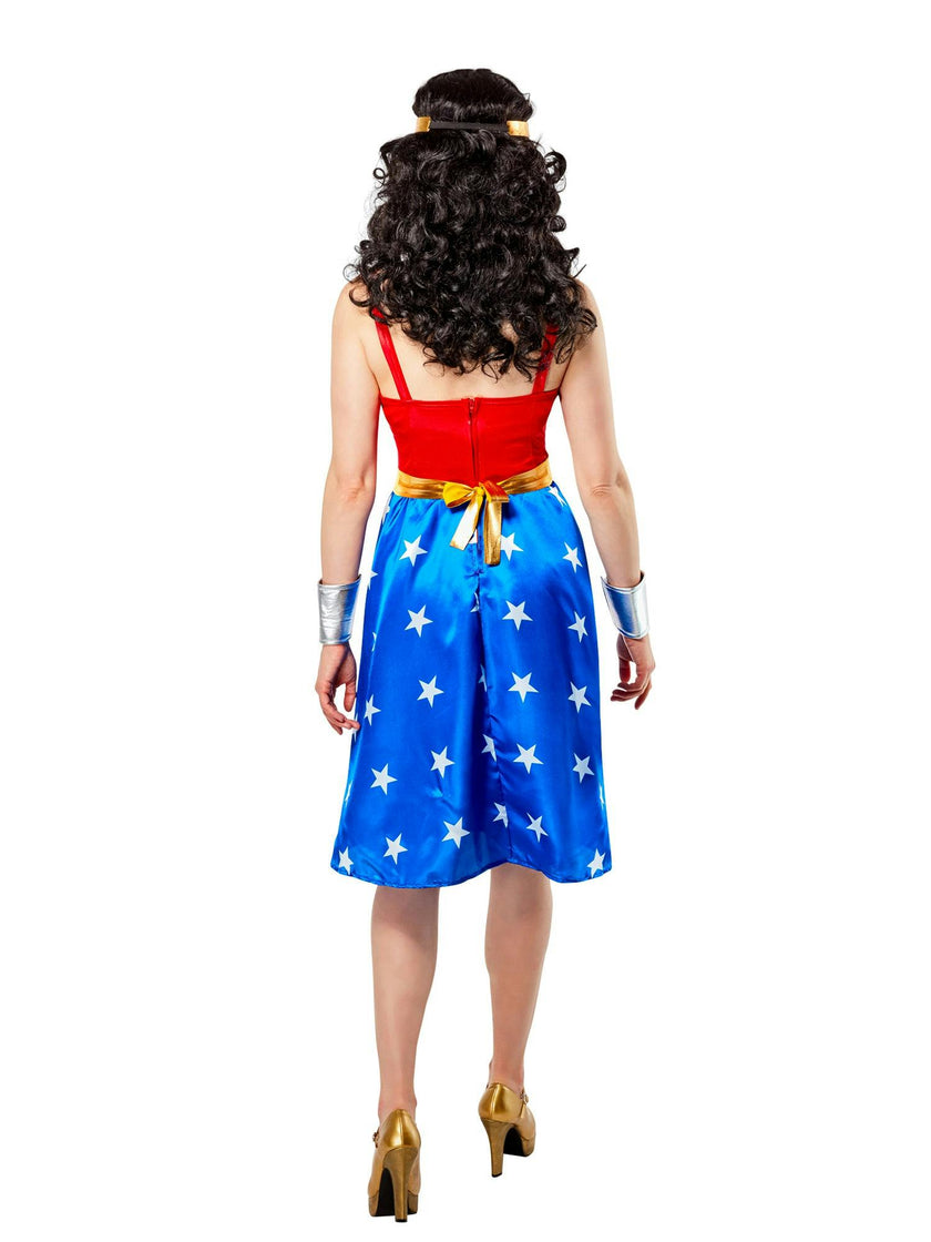 Wonder Woman Vintage Style Dress - Adult Costume