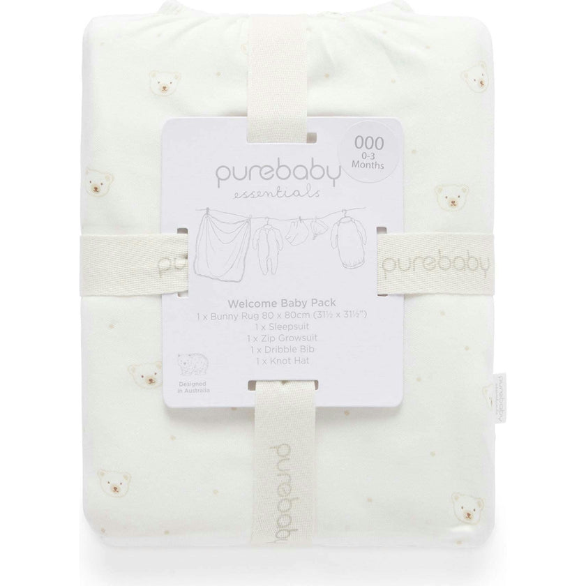 Welcome Baby Pack Vanilla Bear