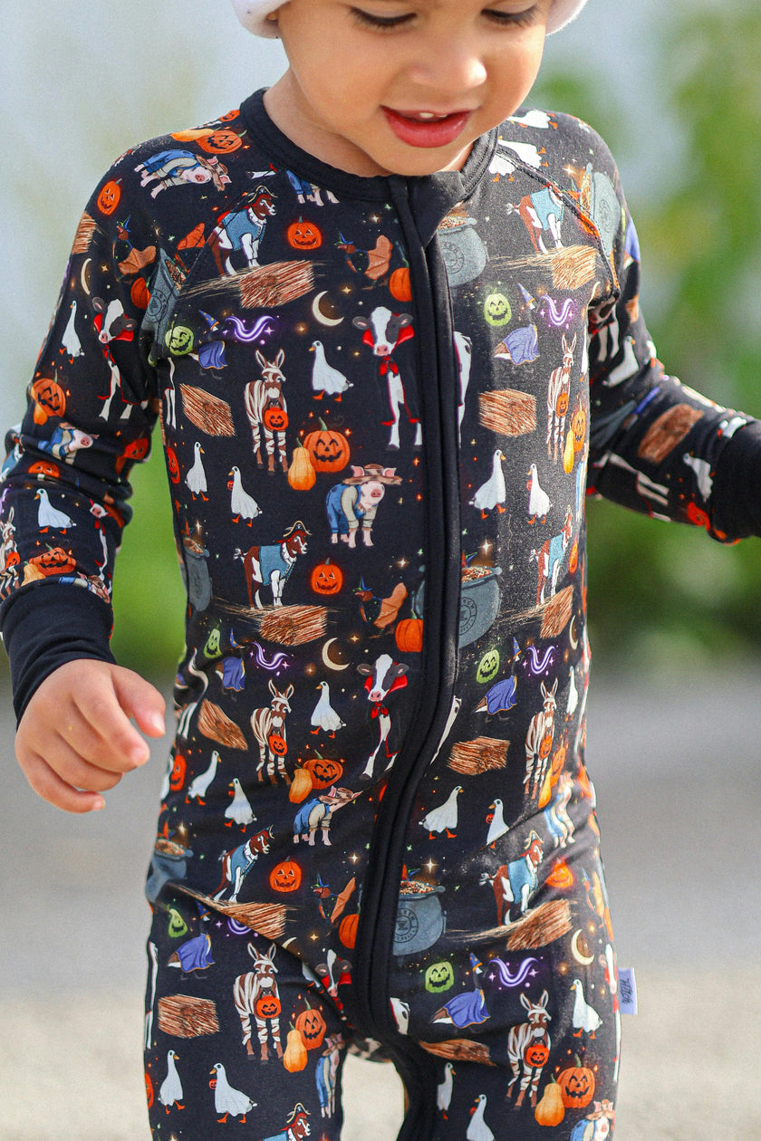 Halloween Farm One Piece Sleeper Snoozer
