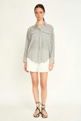 Kyoto Shirt in Dune Stripe