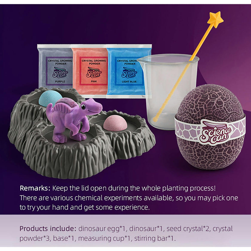 Hape: Science Can: Crystal Growing Kit - Edaphosaurus