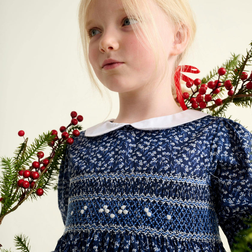 Smocked Girls Dress Joan