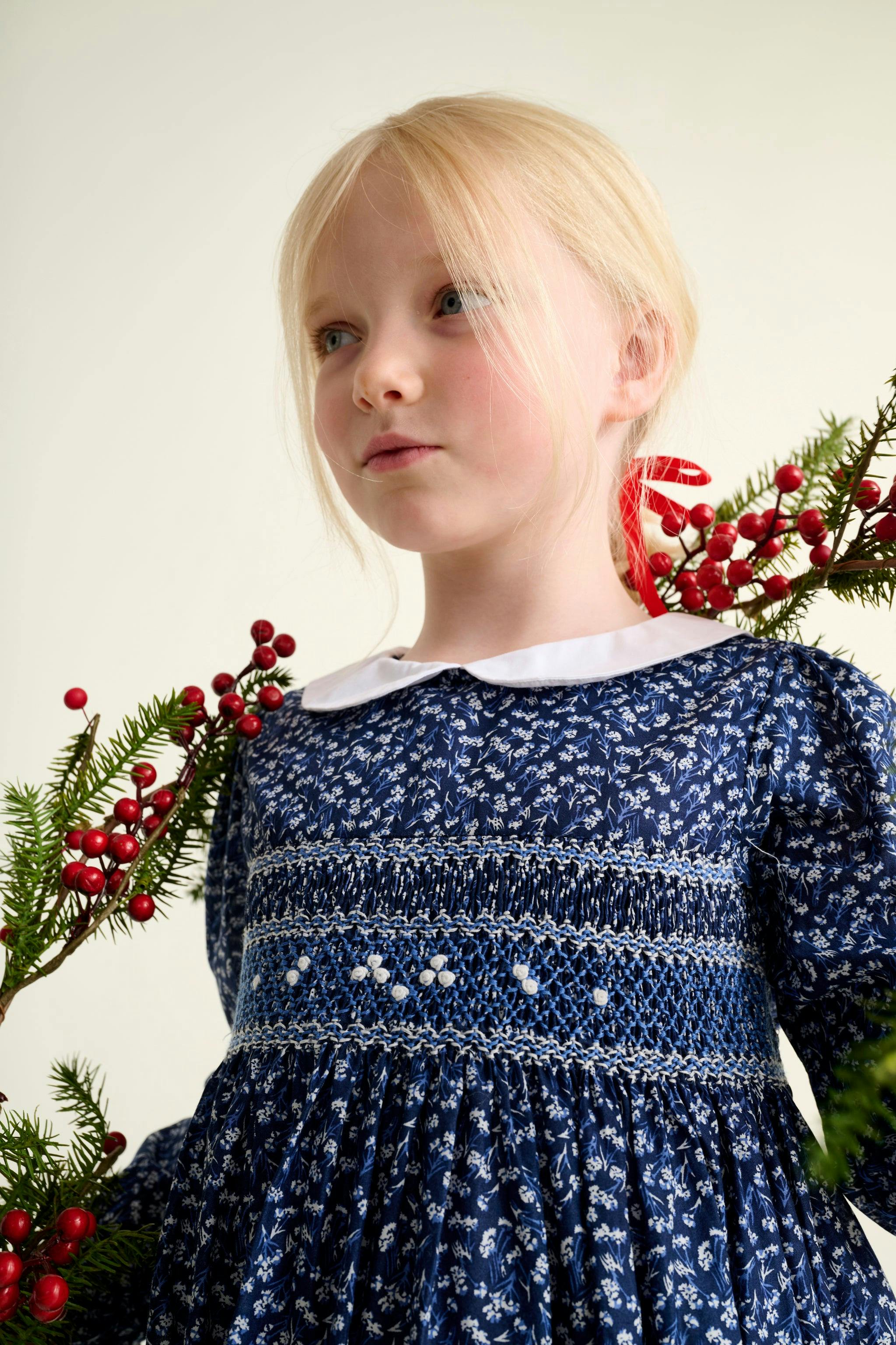 Smocked Girls Dress Joan