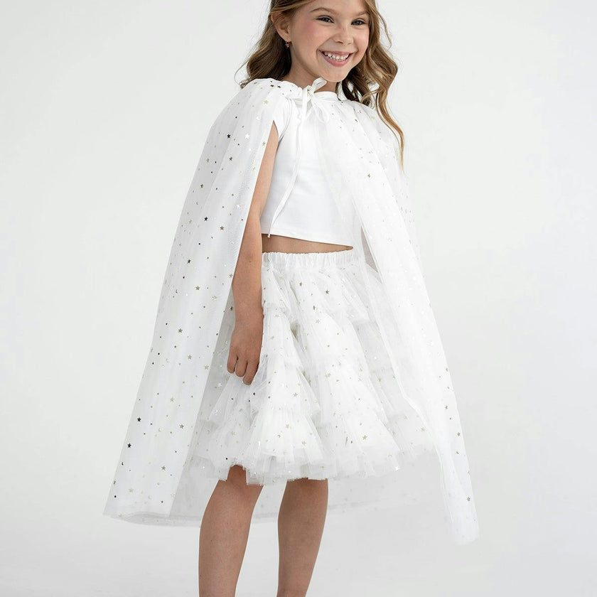 To Moon Skirt And Cape Set