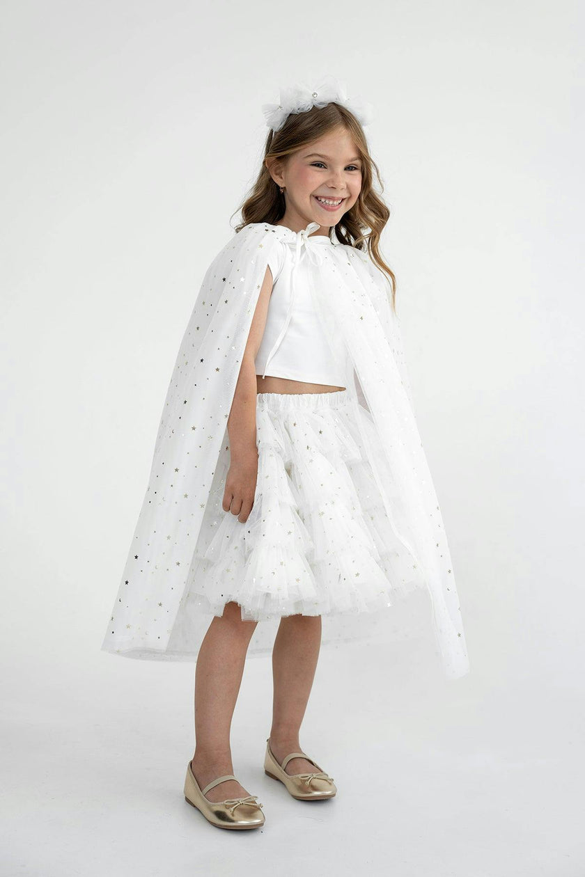 To Moon Skirt And Cape Set