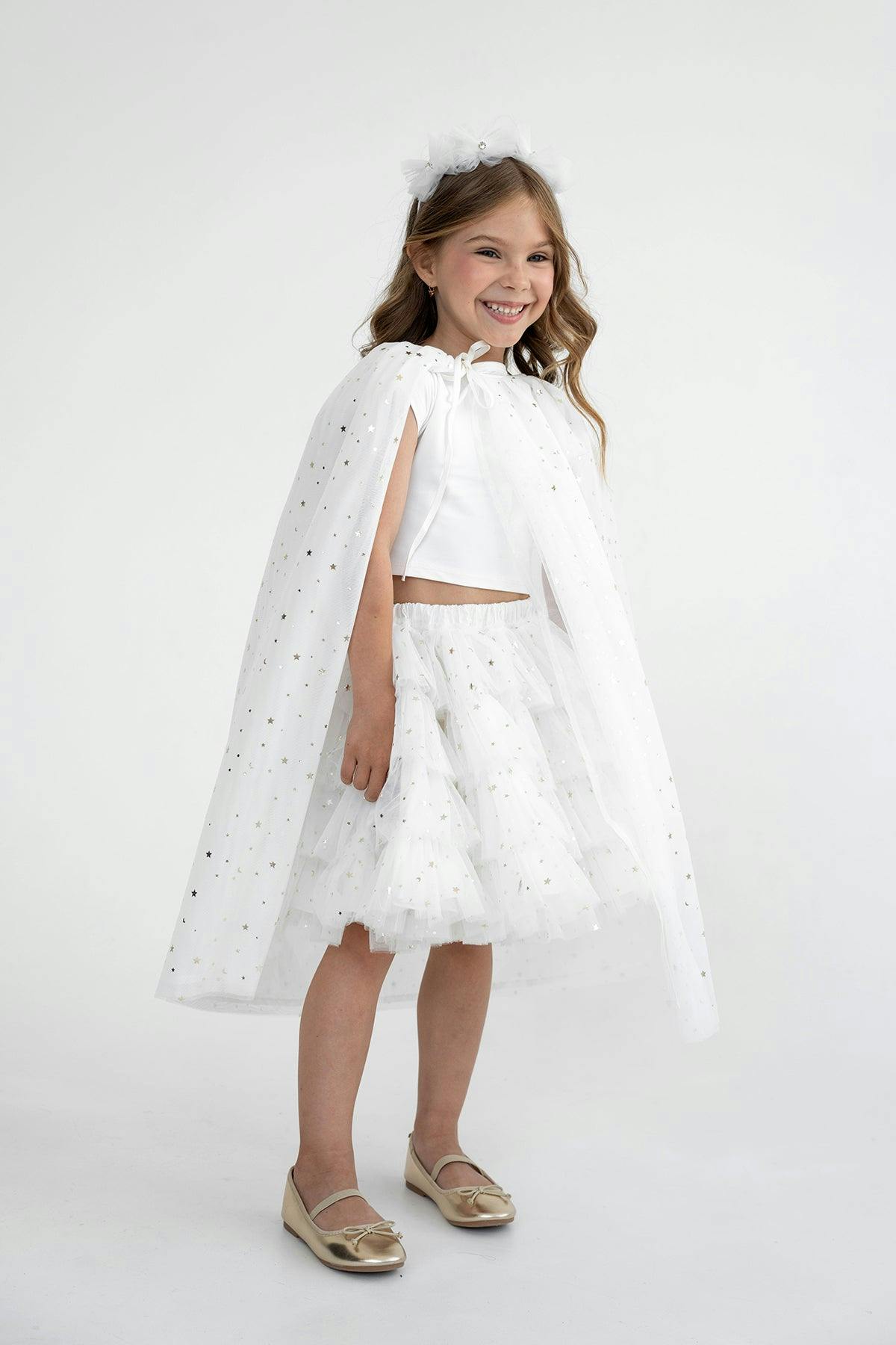To Moon Skirt And Cape Set
