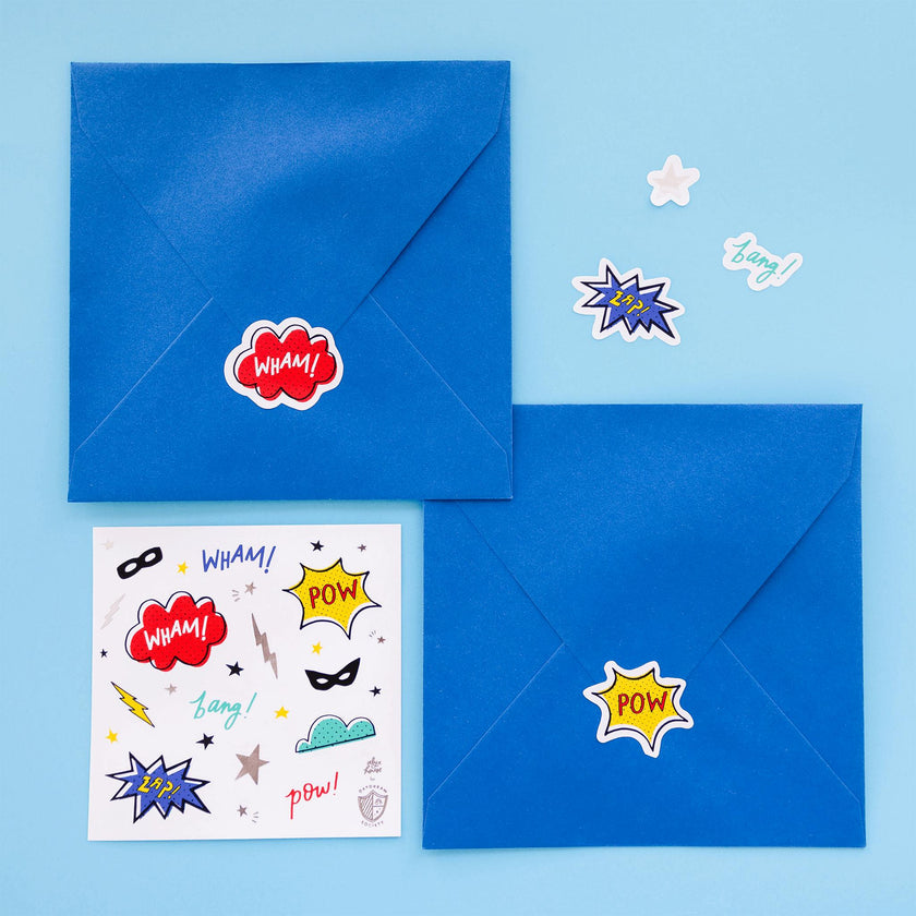 Superhero Sticker Set