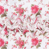 Elegant Roses - 2 Way Ruffle Back Zipper Footie