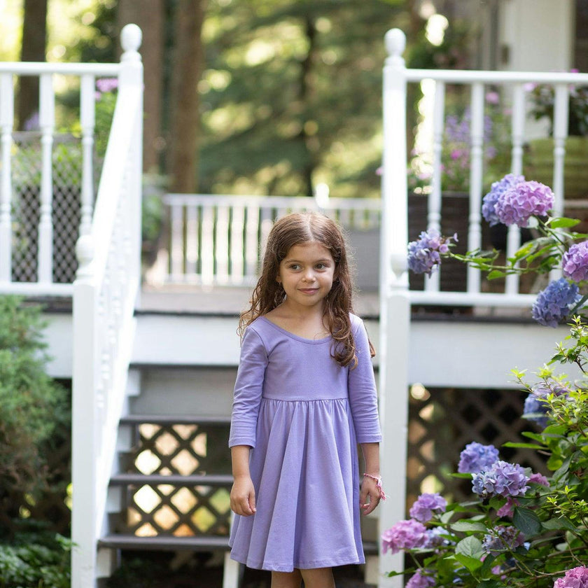 Twirly Dress in Purple