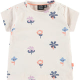 Short Sleeve T-Shirt with Flowers