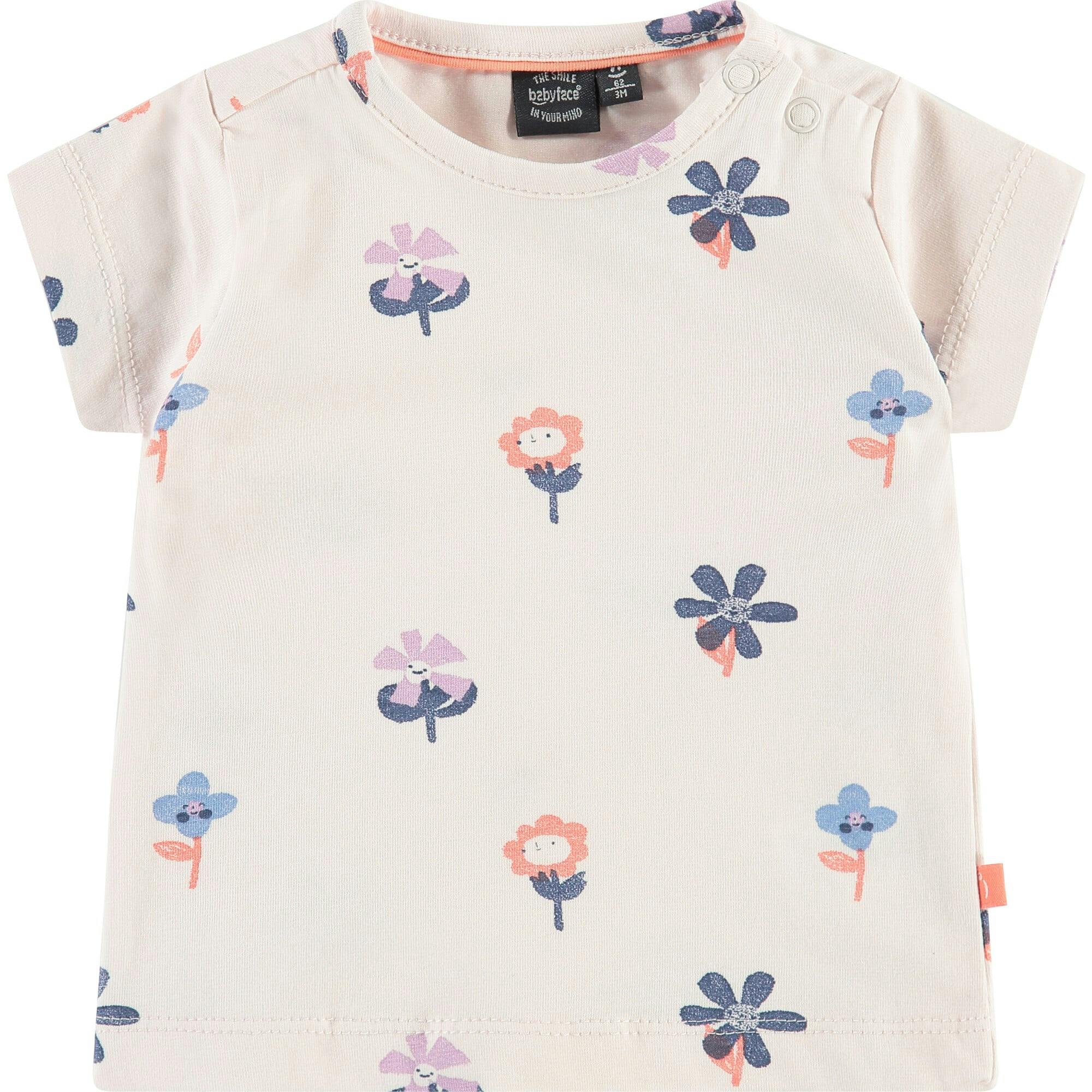 Short Sleeve T-Shirt with Flowers