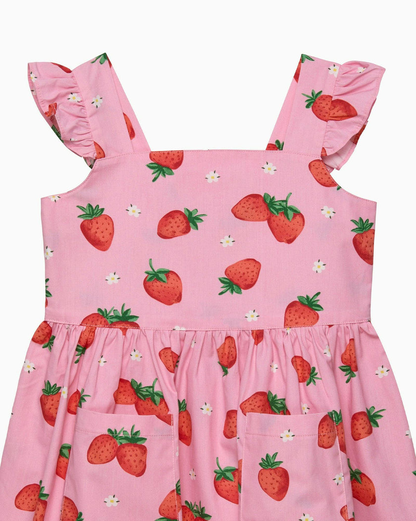 Adelina Summer Dress in Strawberry