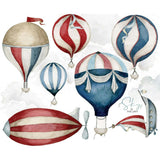 Sky Is The Limit Balloon Wall Decal Set