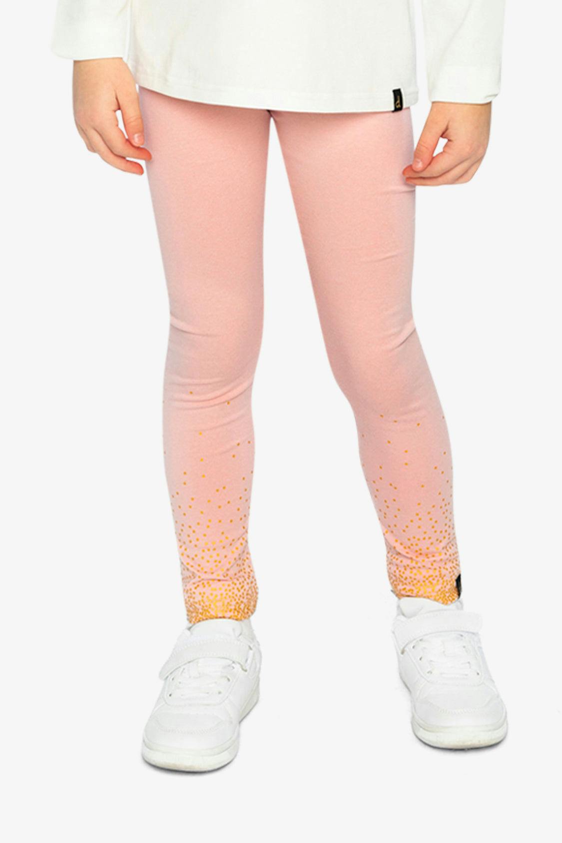 Organic Cotton Leggings Pale Dusty Pink