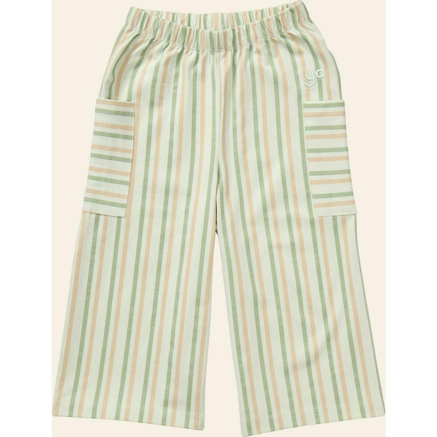 Stripe Mix Pocket Pants
