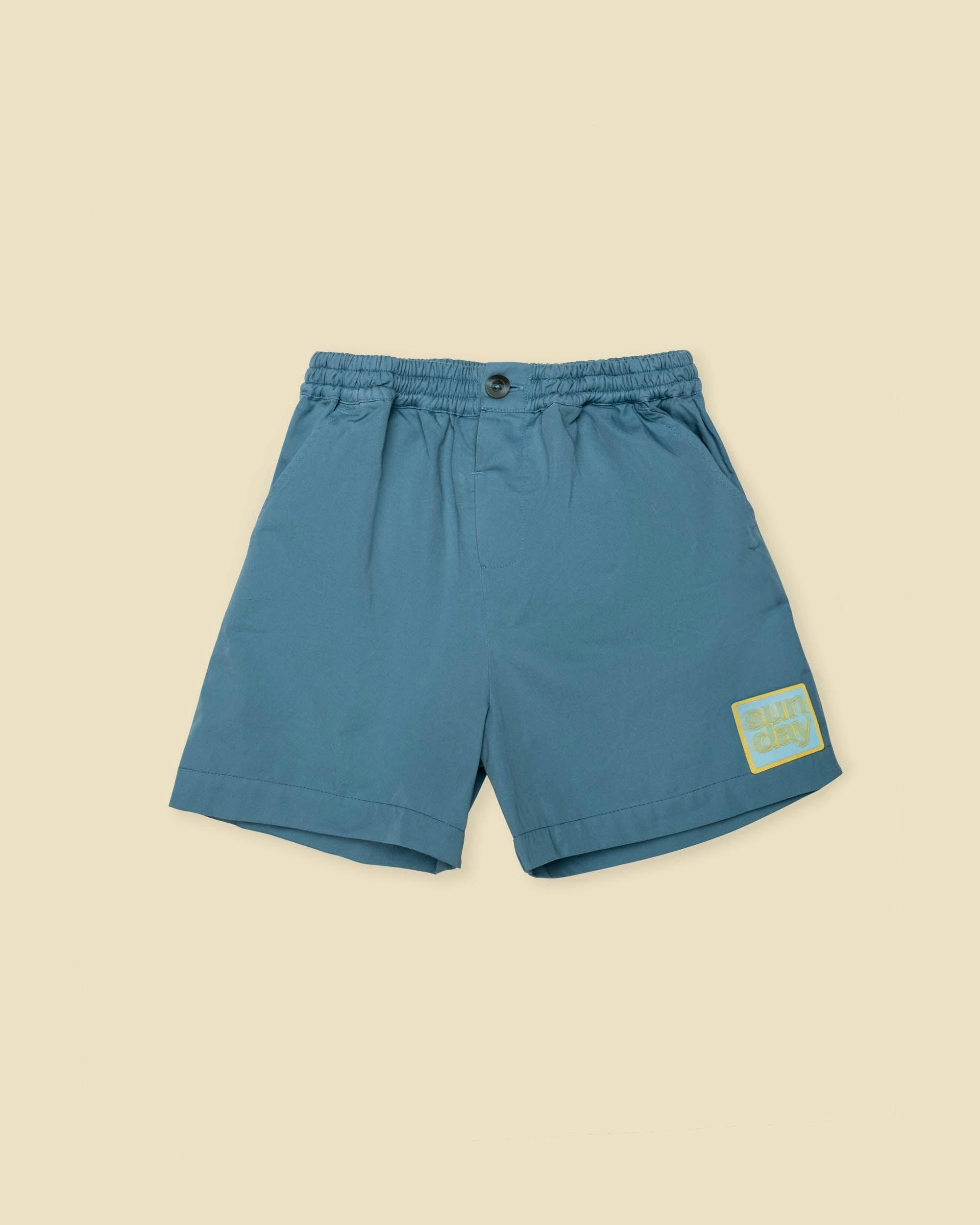 Downtown Short in Teal