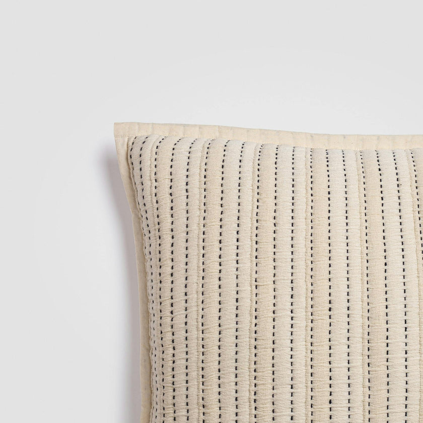 Coastal Stitch Euro Sham Set