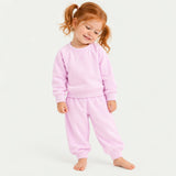 Sherpa Raglan Sweatshirt + Jogger Set
