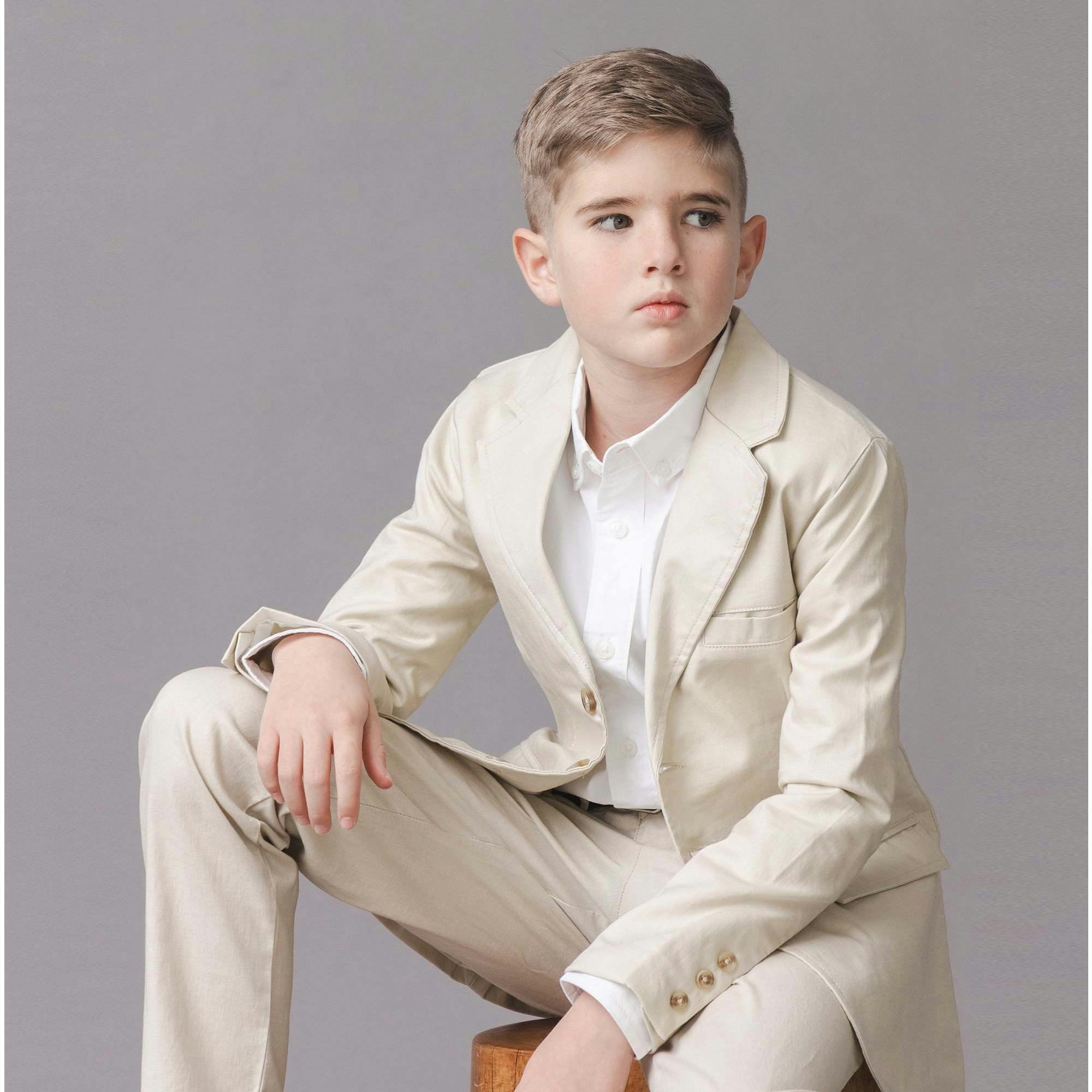 Linen Suit Pant, Brown