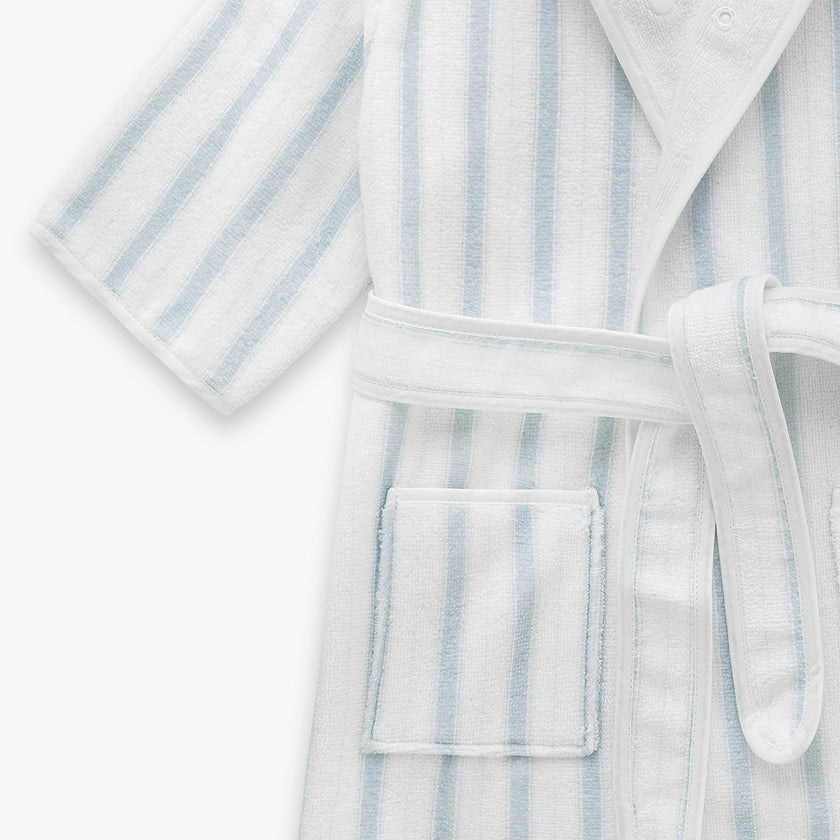 Seaside Stripes Bathrobe - Ocean