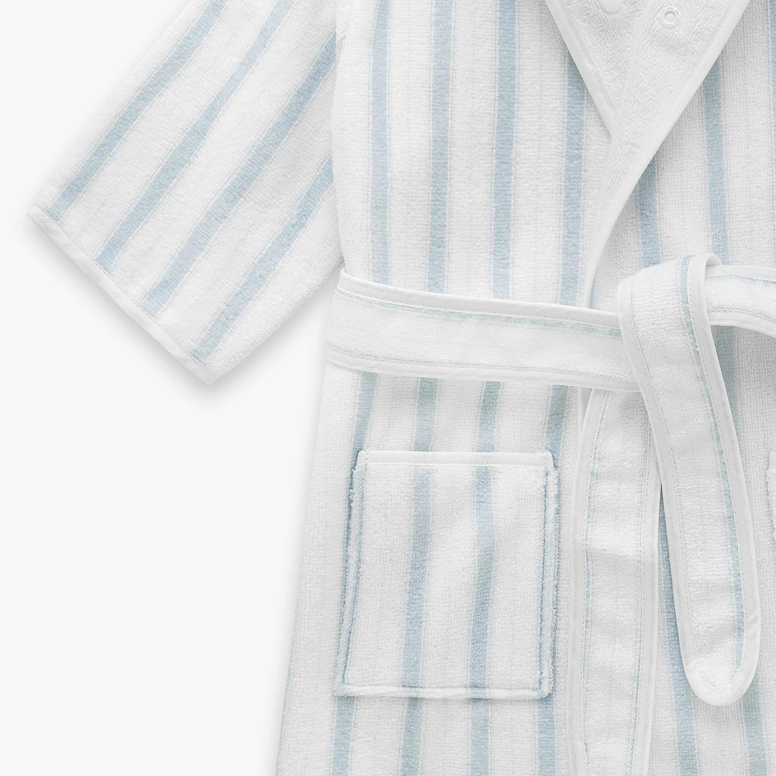 Seaside Stripes Bathrobe - Ocean